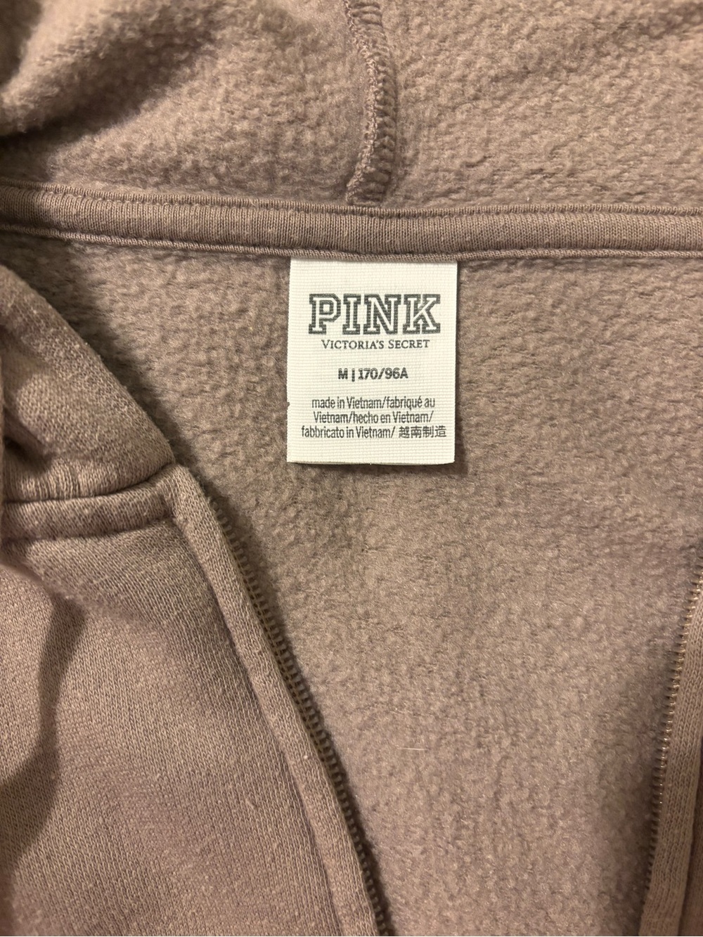 Victoria's Secret PINK zip up hoodie - Picture 3 of 8
